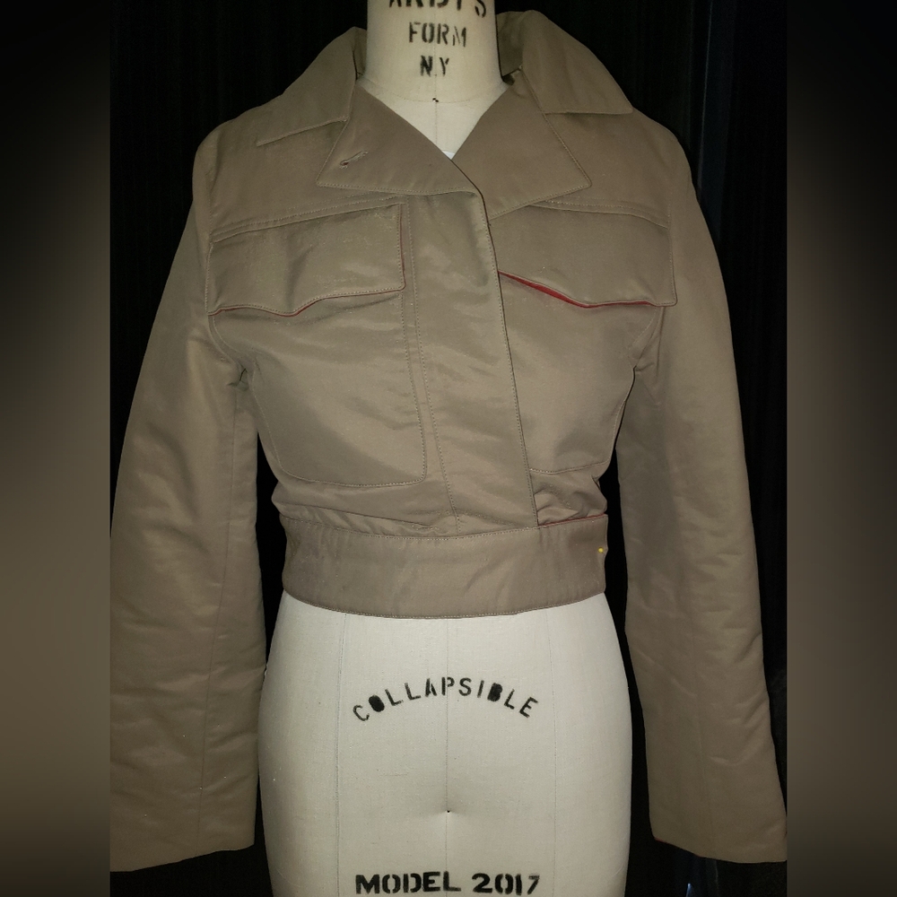 Stylish Tan Utility Jacket for Women